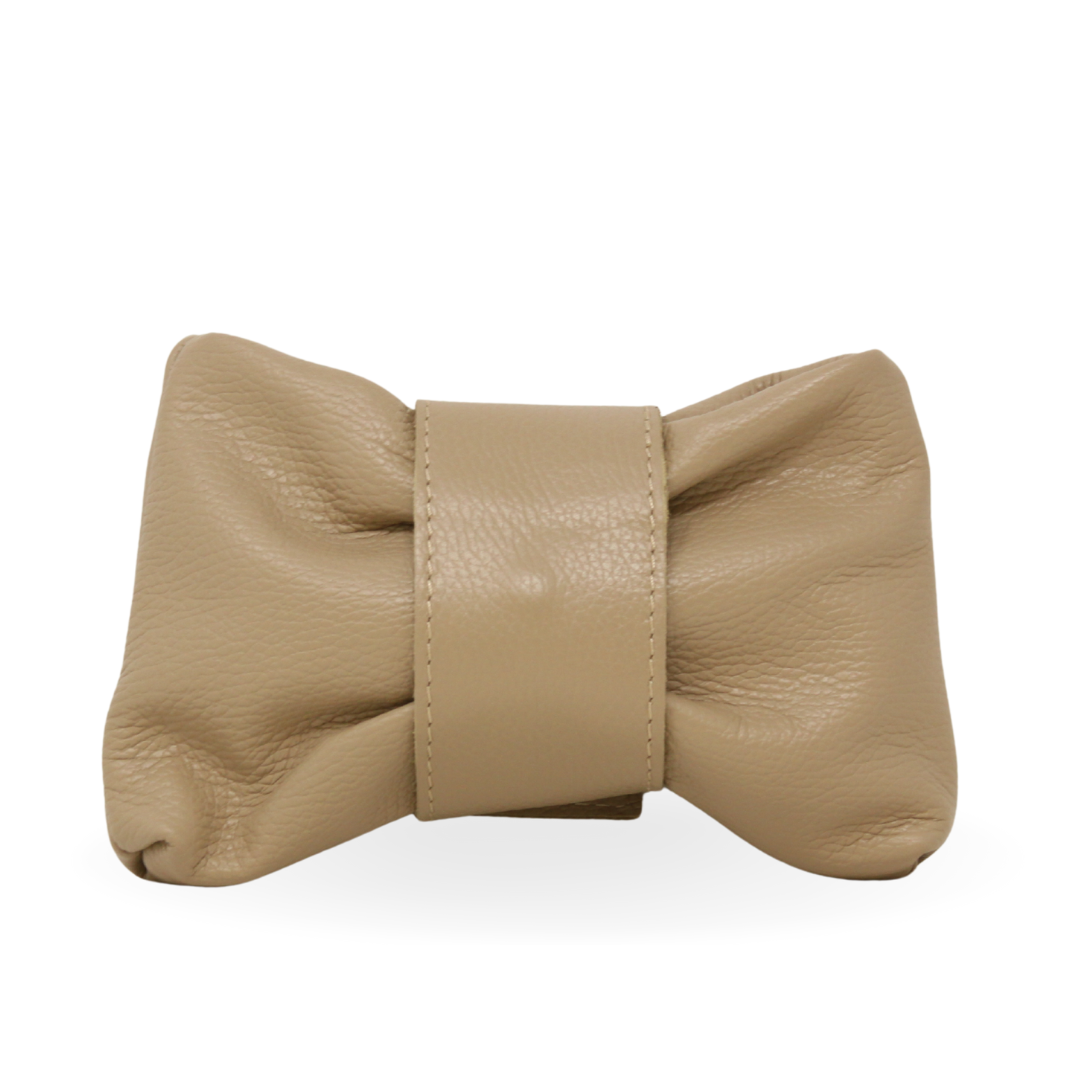 German Fuentes Handbags - GF1109 GENUINE ITALIAN LEATHER CLUTCH, TOP HANDLE CROSSBODY : BRONCE