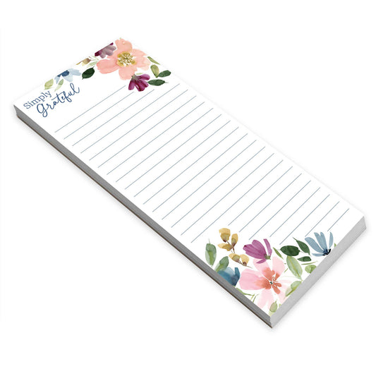 GINA B DESIGNS - List Pad - Faithful Flowers