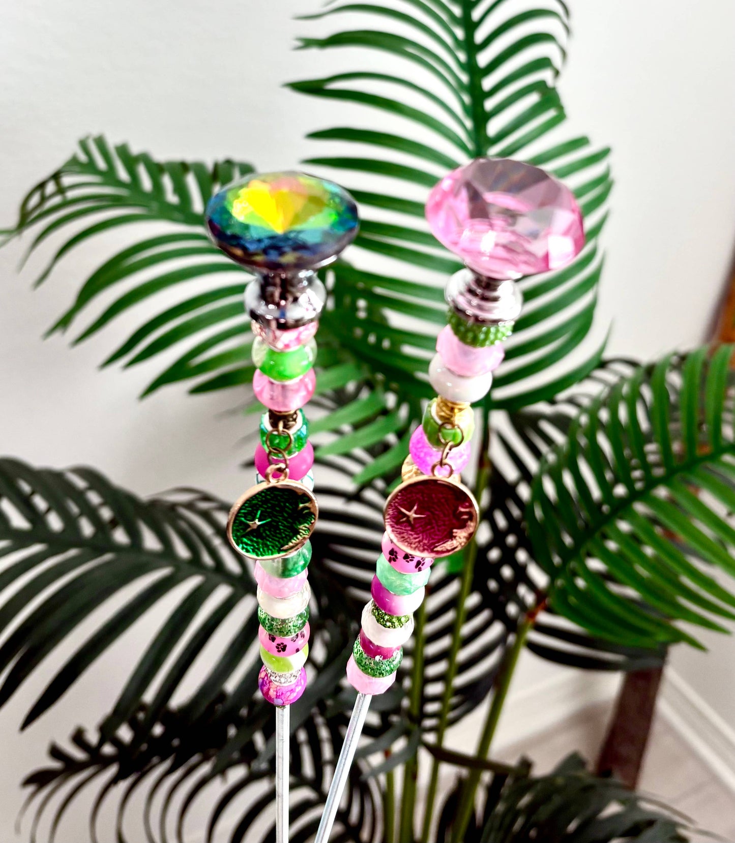 Sea of Bliss Shop - Wicked Fairy Garden Stakes: No Charm / 13”