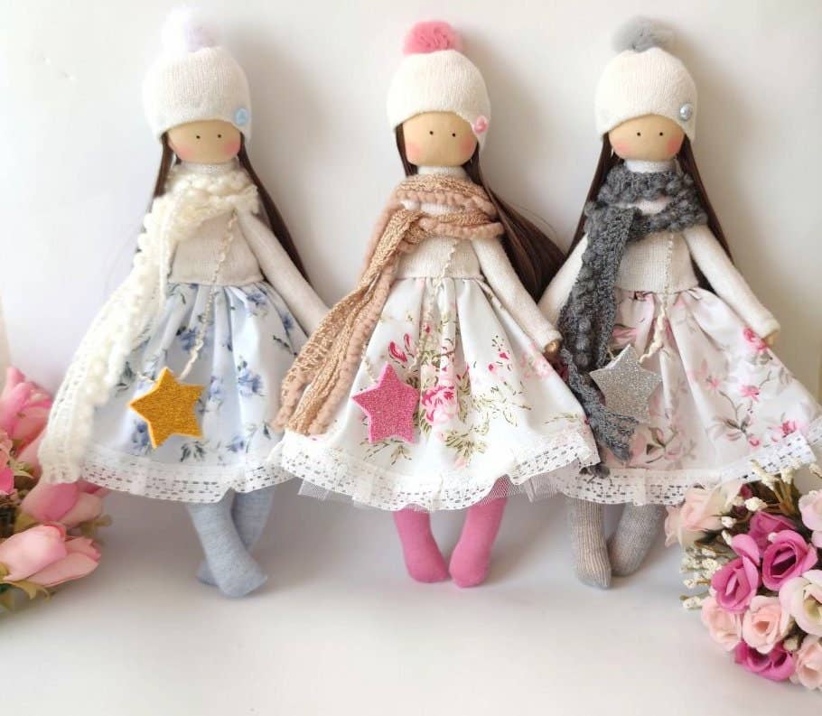 ChernikovaNataliya - Handmade Doll, Fabric Doll, Rag Doll, Girl Gift, Softie Doll, Collectible Doll, Doll Cotton, Interior Doll, Stuffed Doll, Heirloom Doll: 2