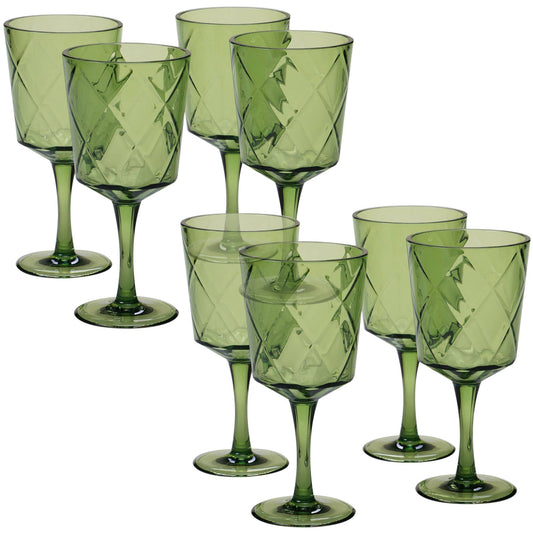 Certified International - Diamond HW Acrylic Drinkware - Acrylic Goblet
