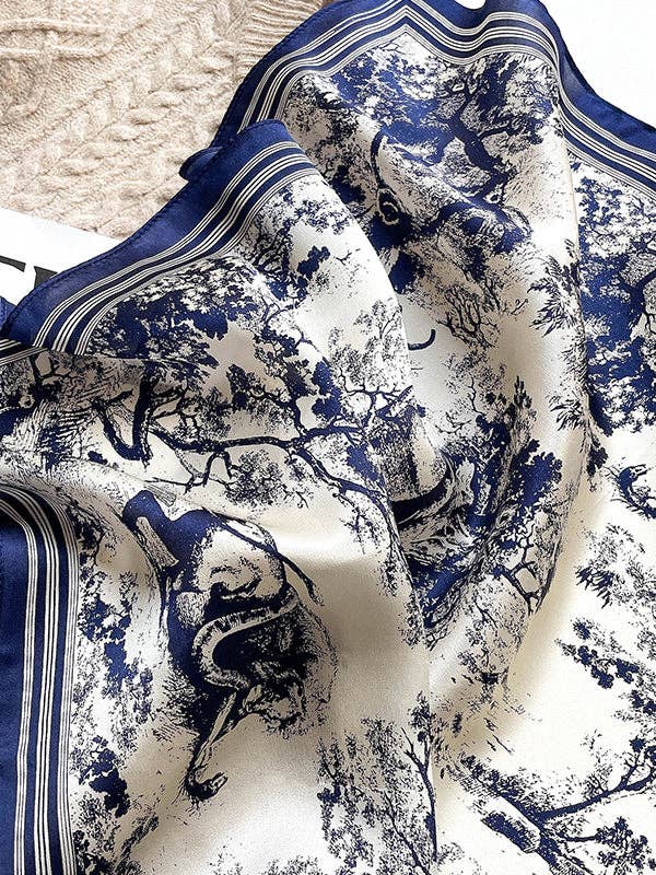 UZ Wholesale Store - Keep Warm Printed Shawl&Scarf: BLACK / One_size