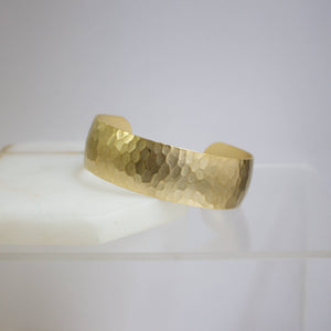 a.v. max - Hammered Dome Cuff: Gold