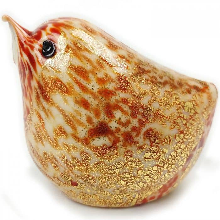 Alice Sturzinger LLC - Murano Little Bird of Inspiration Figurine - Muliple Color: Pink