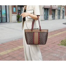 Load image into Gallery viewer, MKF Collection - Fabiola Tote Handbag with Wallet Vegan Leather Women by Mia: Burgundy-Burgundy