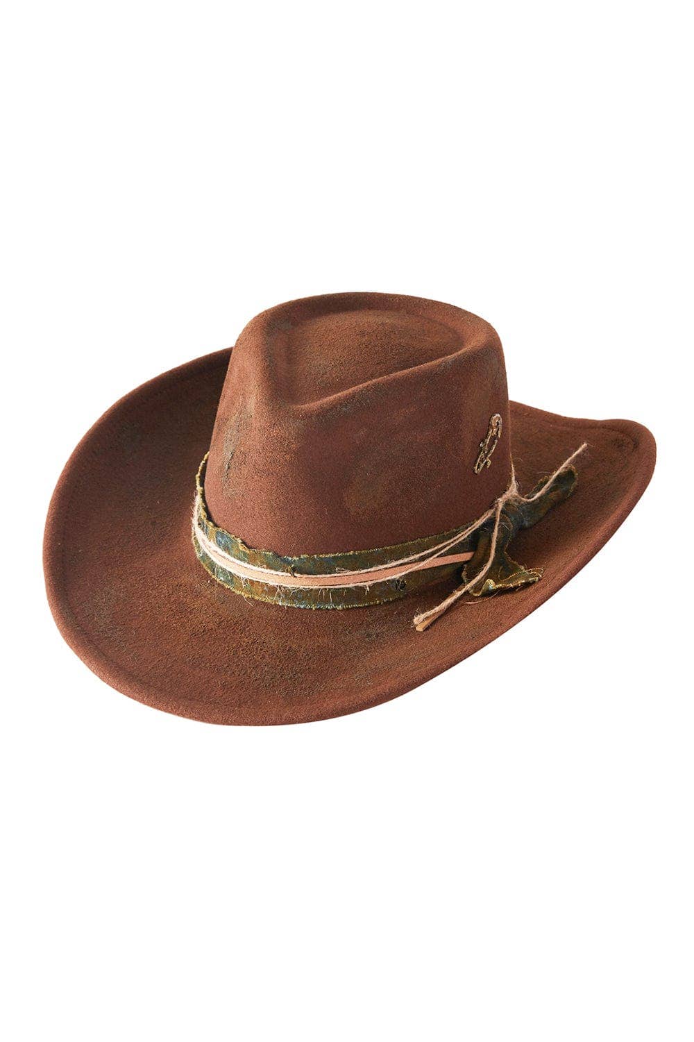 MiMi Wholesale - MH0245 Belle Heritage Worn Shapable Cowboy/Fedora Hat