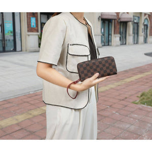 MKF Collection - Fabiola Tote Handbag with Wallet Vegan Leather Women by Mia: Burgundy-Burgundy