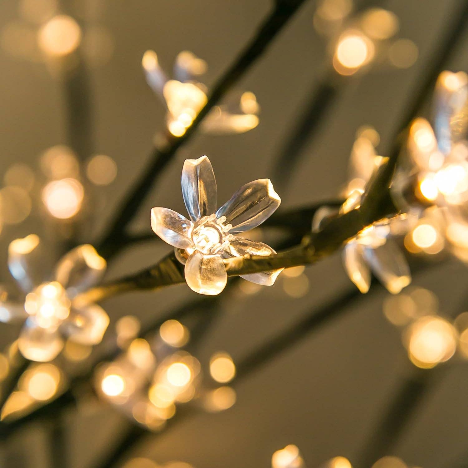 Perfect Holiday Plastic Cherry Blossom Tree Light - Thumbnail 2