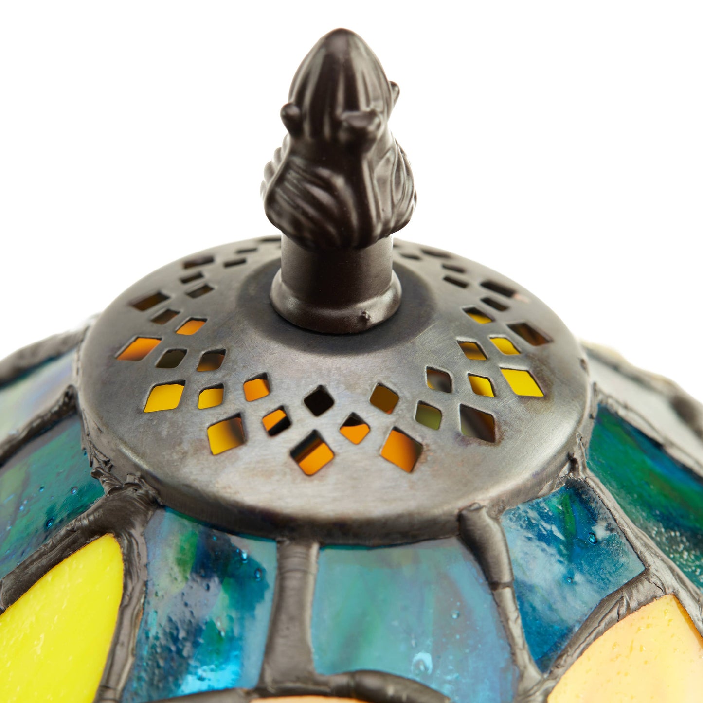 River of Goods - 12"H Sunflower Blossoms Candlestick Accent Lamp