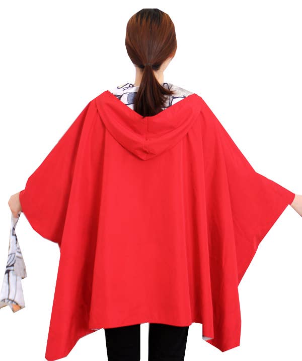 Winding River - Cats and Dogs Reversible Rain Cape - Pet Collection