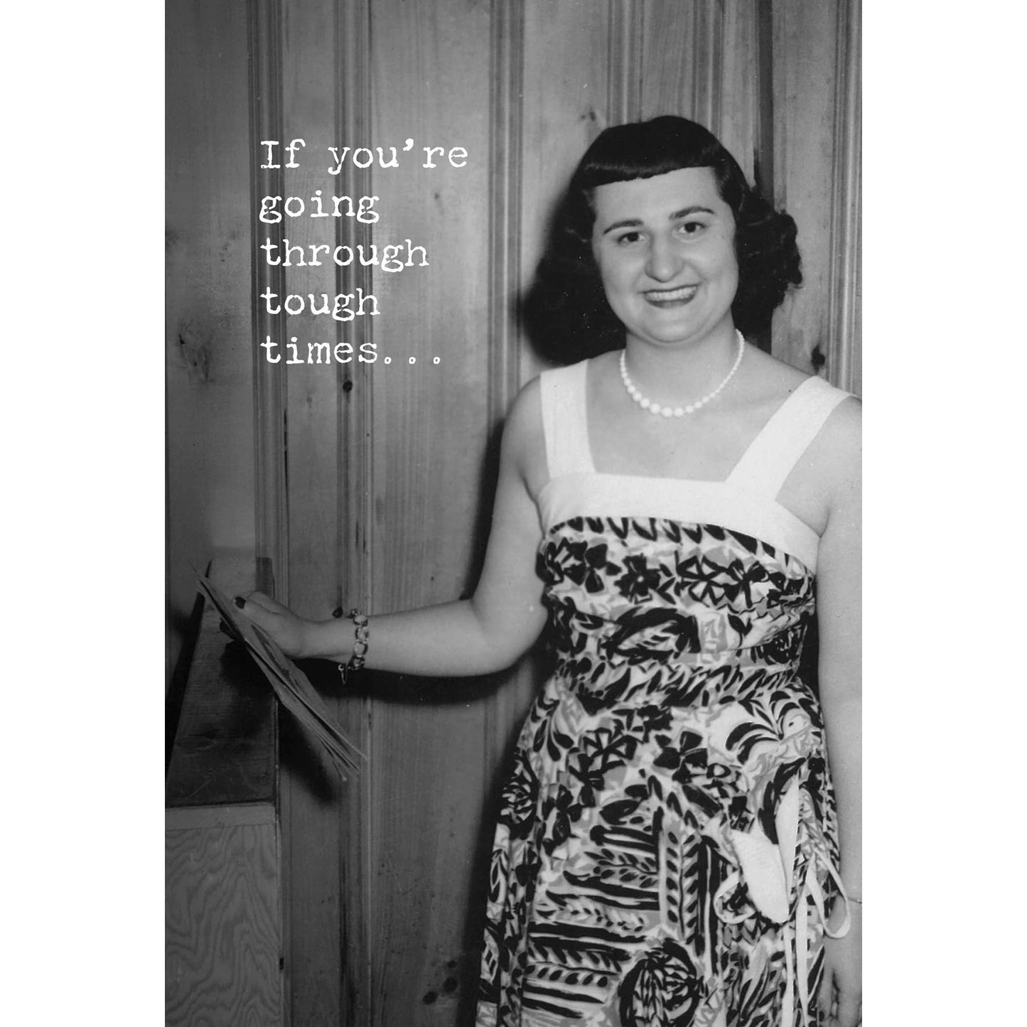 Primitives by Kathy - Going Through Tough Times Greeting Card