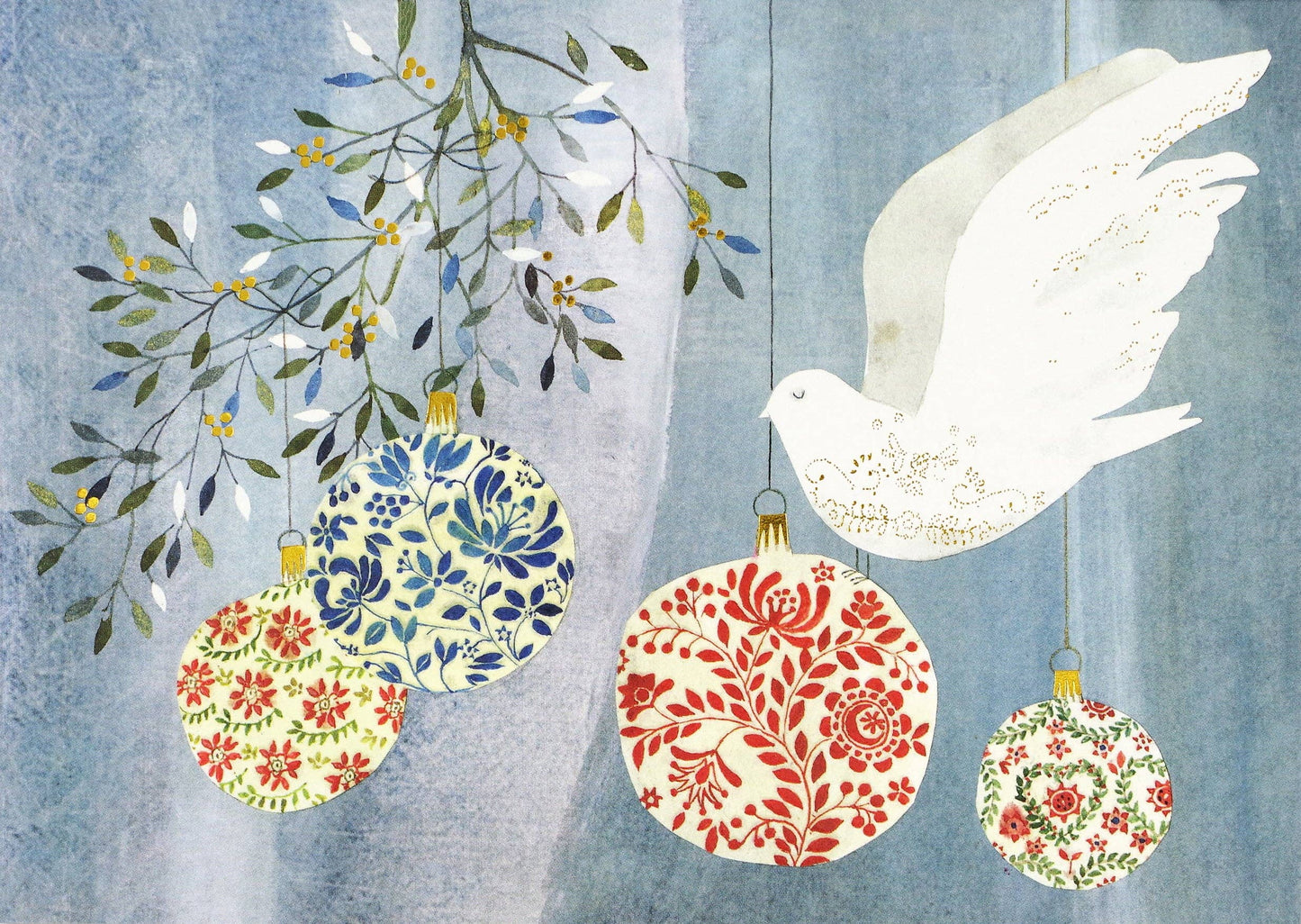 Peter Pauper Press - Festive Dove Deluxe Boxed Holiday Cards