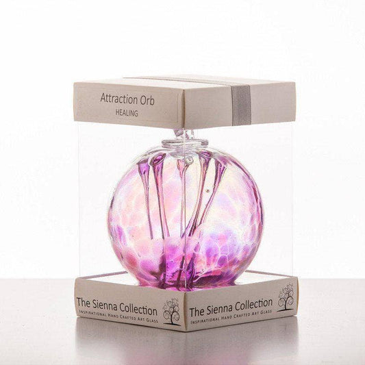 Sienna Glass - 10cm Attraction Orb - Healing