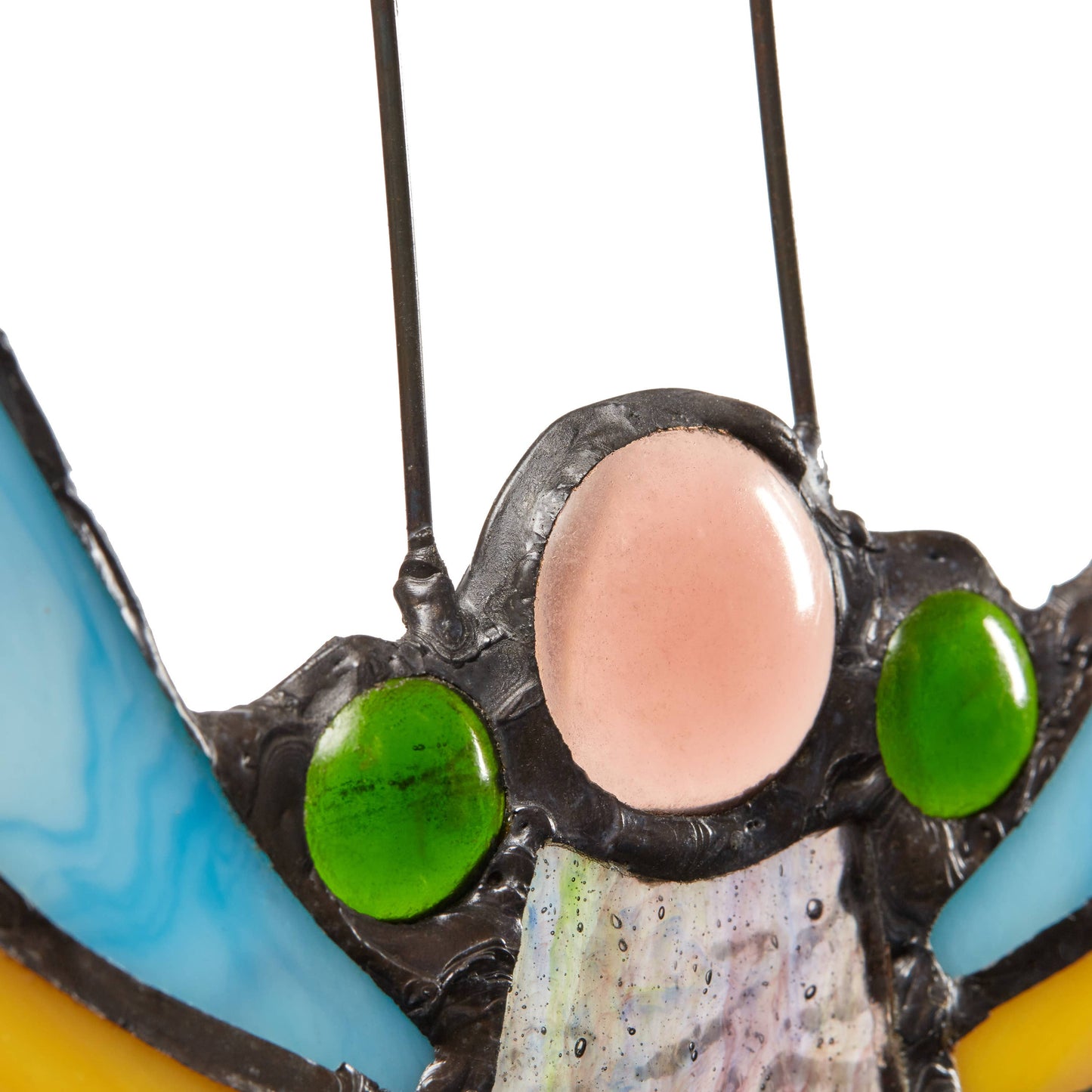 River of Goods - 20.5"H Luisa Blue, Yellow & Green Butterfly Window Panel