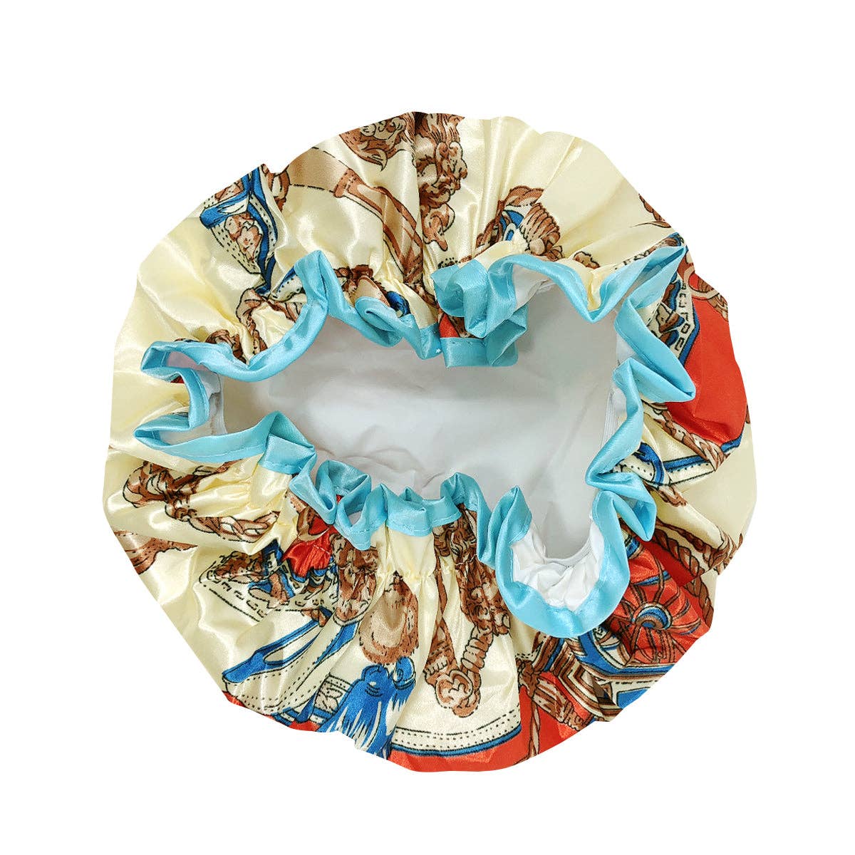 Wrapables.com - Wrapables Reusable Women's Waterproof Shower Caps: Gray Pansies