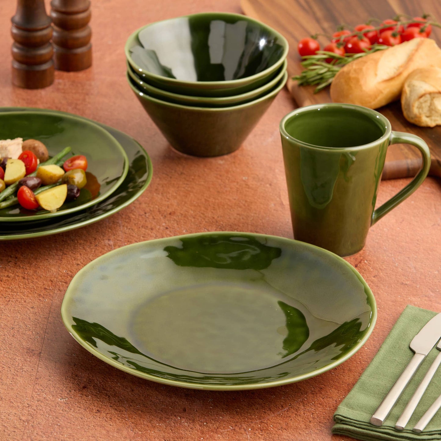 Certified International - Verde Dinner Plate 11in Pairs with Olivia