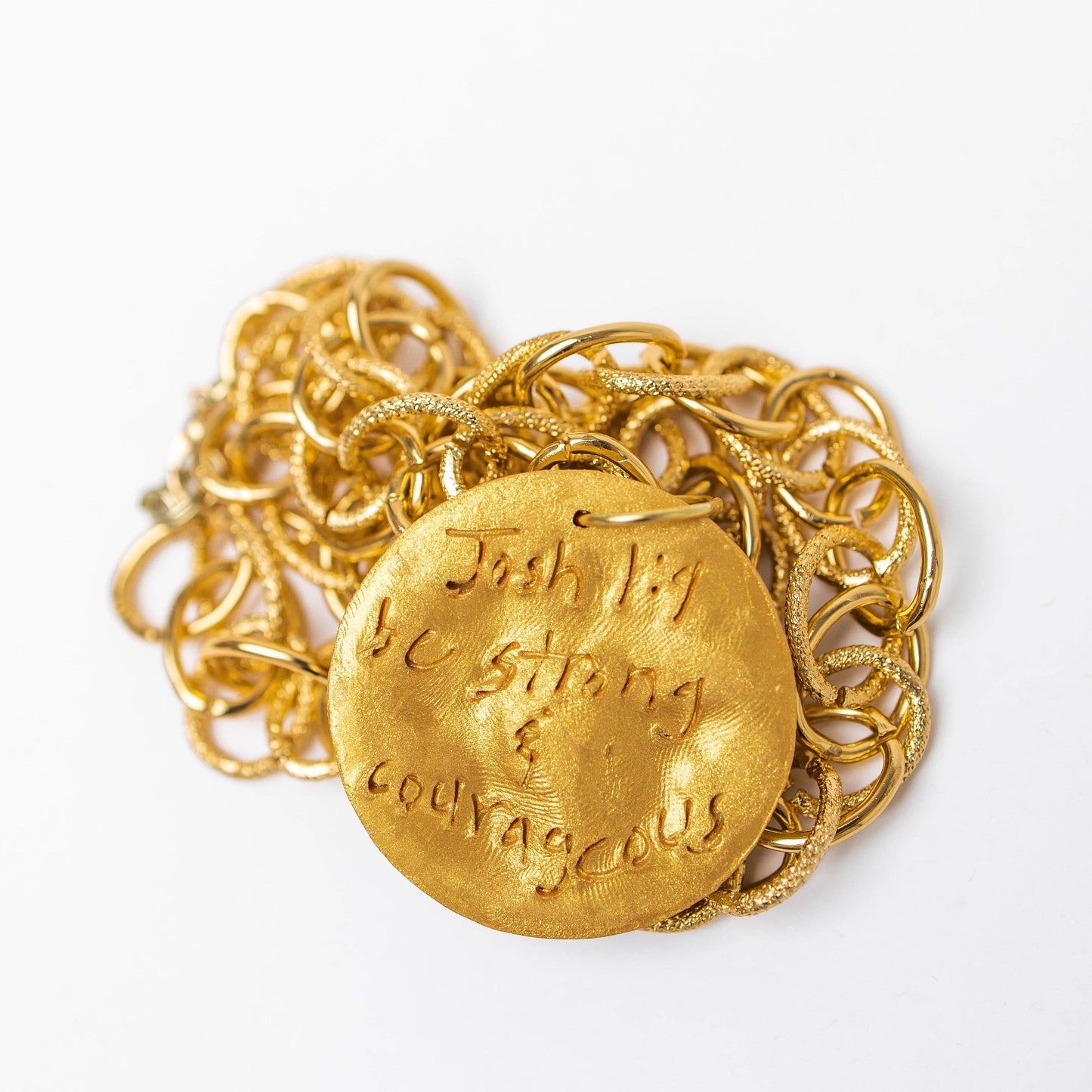 Hidden Truth Jewelry - Gold Chain with Bee Medallion