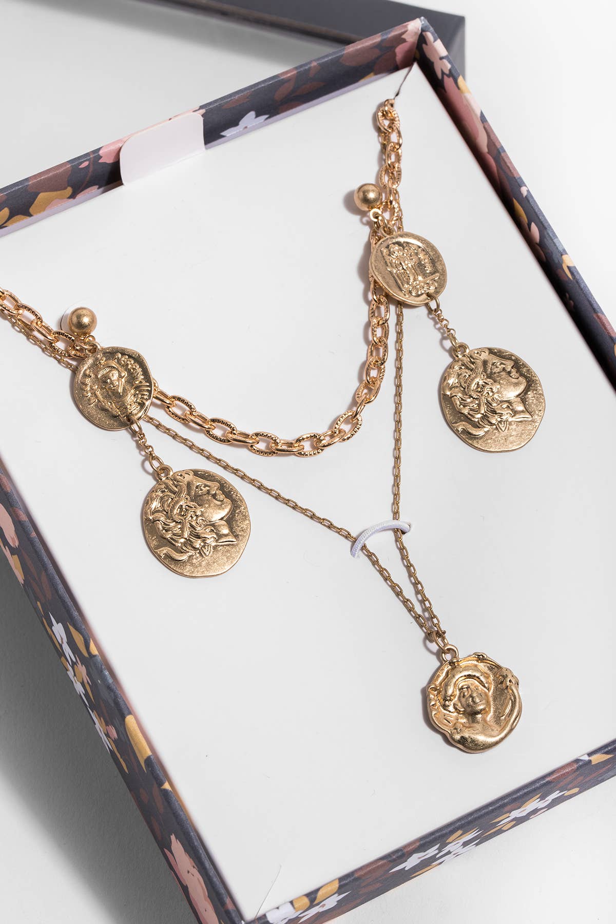 SAACHI - Mother's Day Coin Necklace and Earring Gift Set
