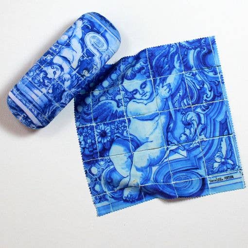 Terra Lusa - Box For Glasses Tile Century XVIII Angel