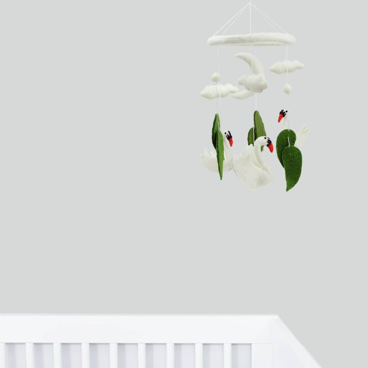 The Winding Road - Baby Mobile - Swan - Nursery Decor