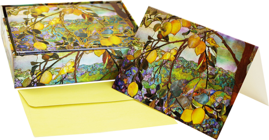 Peter Pauper Press - Tiffany Lemon Tree Note Cards