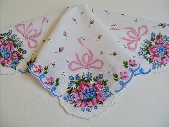 MOMENTS IN THYME - 1925 Madam Rochas Keepsake Hanky Card