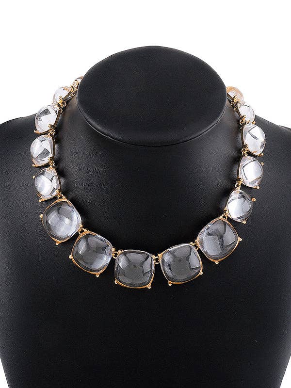 UZ Wholesale Store - Geometric Necklaces Accessories Dainty Necklace: GRAY / One_size
