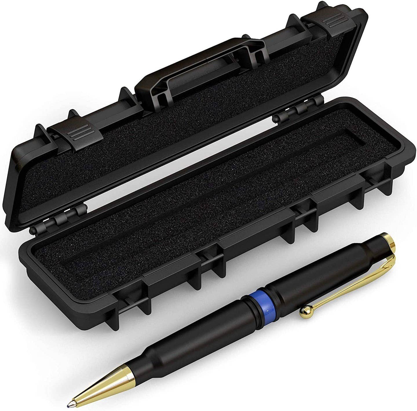 Old Southern Brass - 308 Real Bullet Casing Refillable Twist Pen: Matte Black