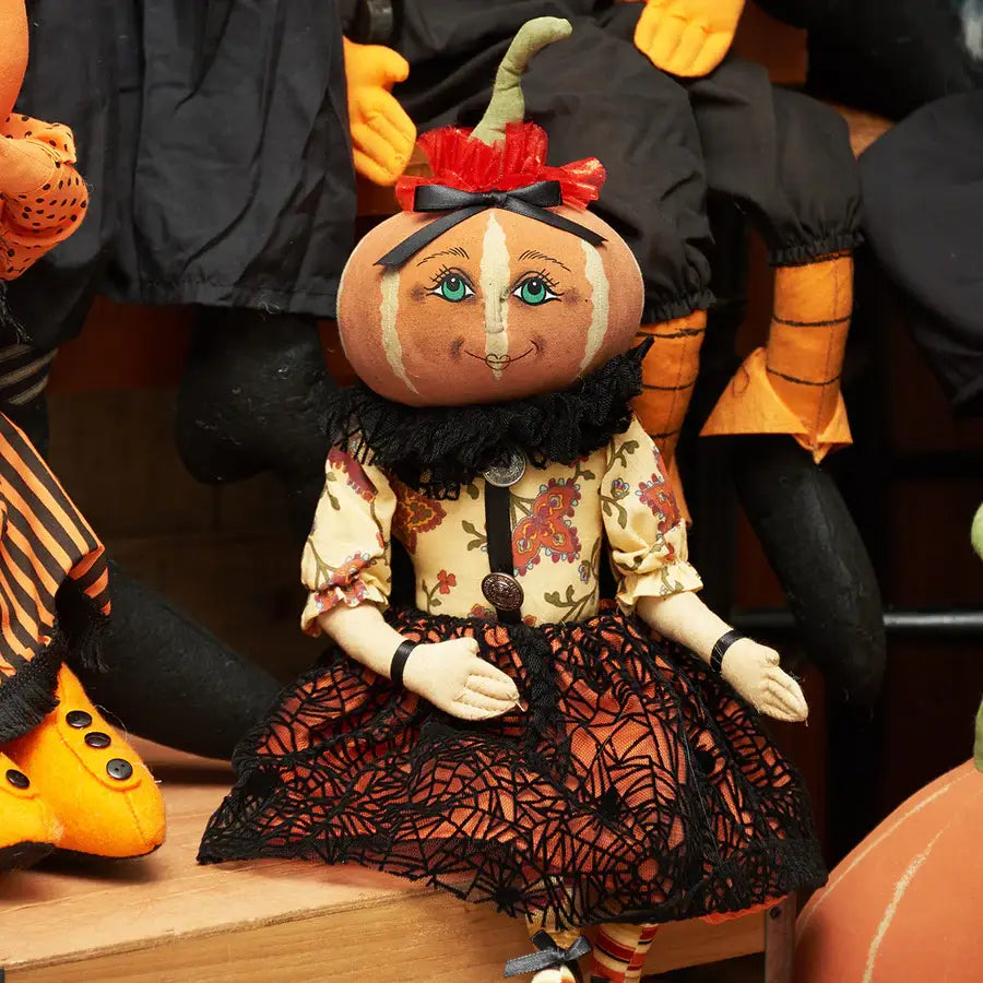 C&F Home - Penelope Pumpkin Gathered Traditions Art Doll