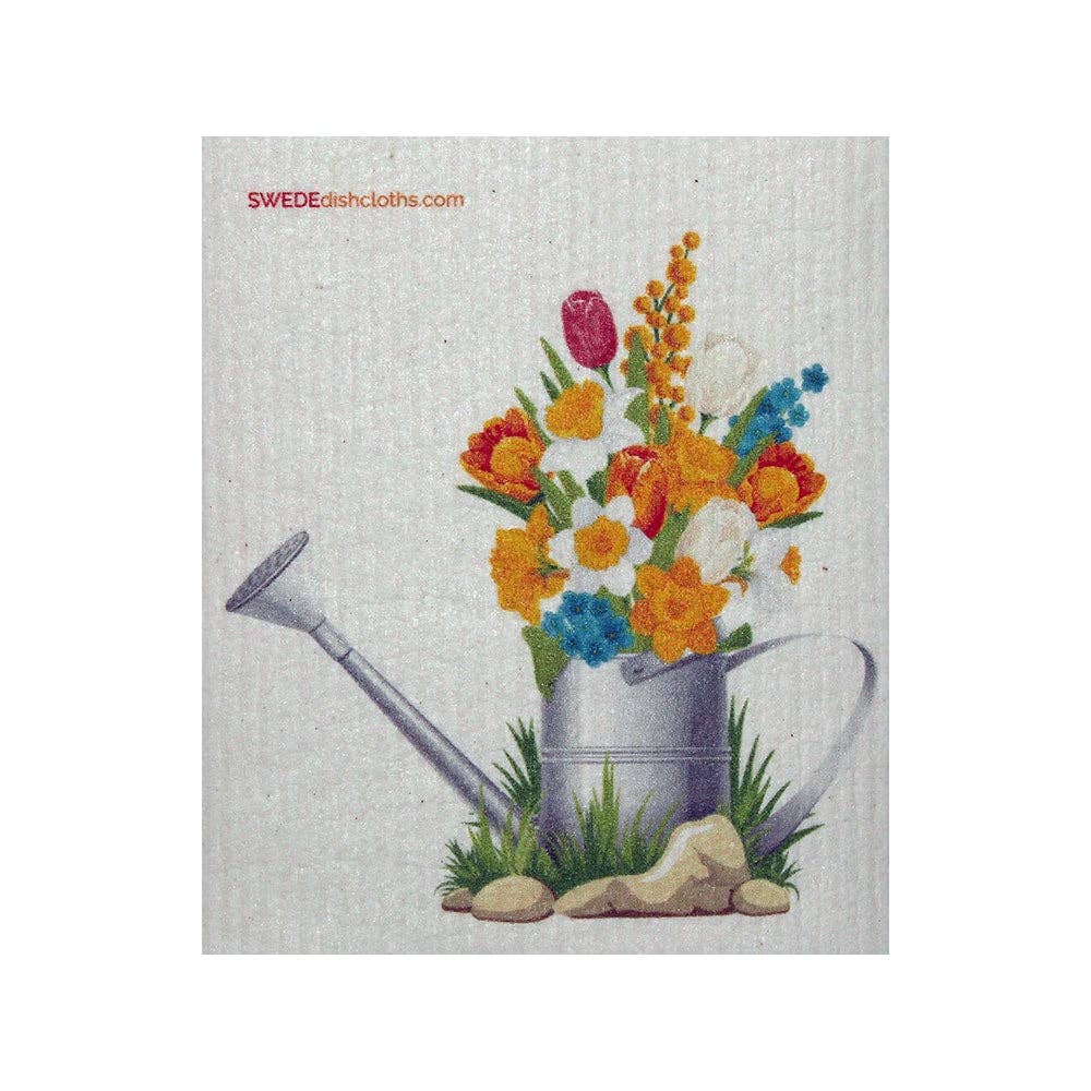 SWEDEdishcloths - Swedish Dishcloth Flowers in Pail