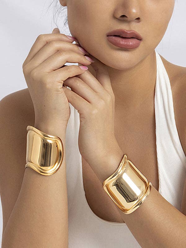 UZ Wholesale Store - Geometric Bracelet Accessories: GOLD / One_size