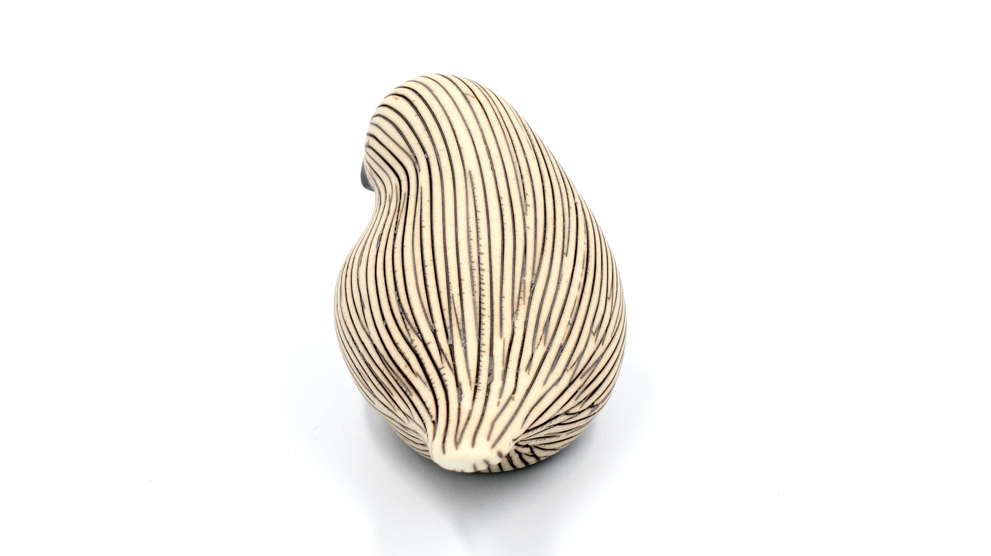 Art Floral Trading LLC - D301W1-MINI BIRD-Porcelain Ceramic Sculpture Ornament