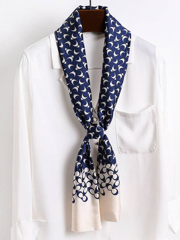 UZ Wholesale Store - Printed Sun Protection Shawl&Scarf: NAVY BLUE / One_size