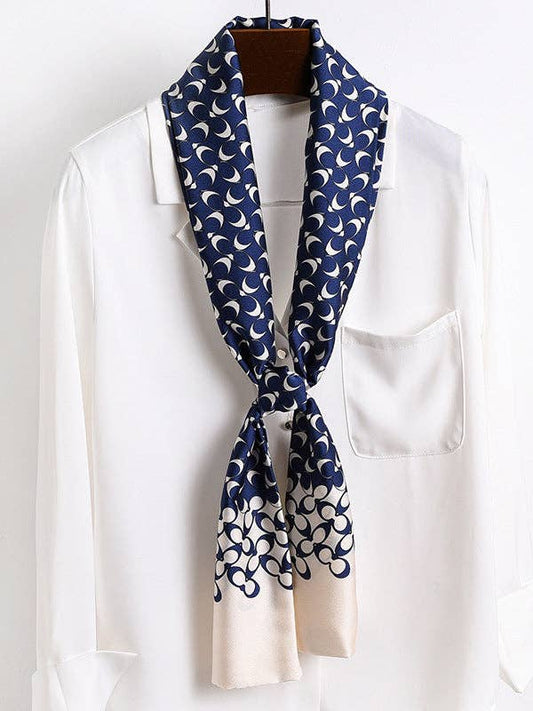 UZ Wholesale Store - Printed Sun Protection Shawl&Scarf: NAVY BLUE / One_size