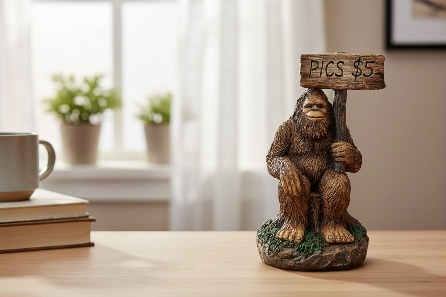 De Leon Collections - COLLECTIBLE BIGFOOT PHOTO OP, 3.25"X3.25"X5.25"