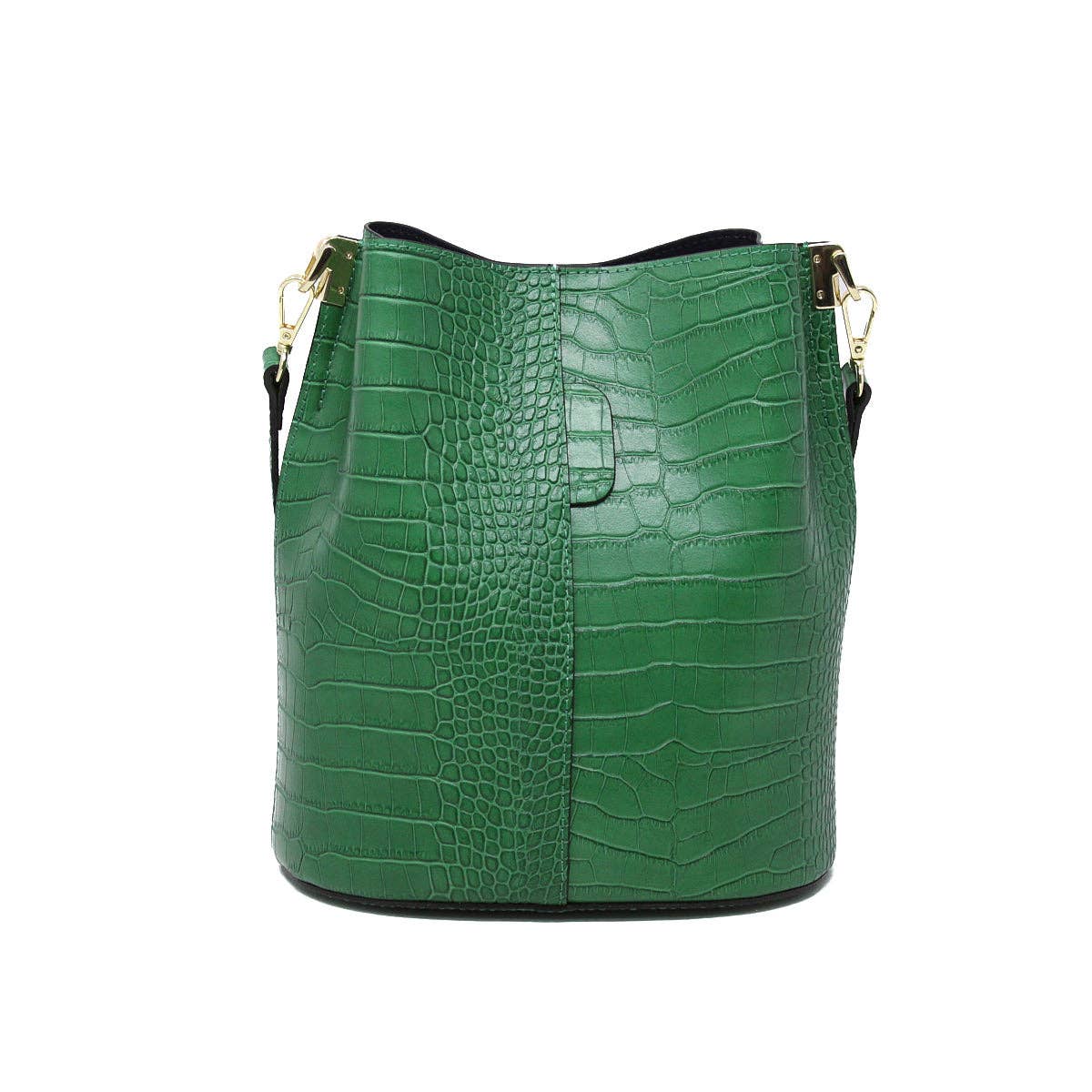 German Fuentes Handbags - GF2555 GENUINE ITALIAN LEATHER BUCKET BAG : CAMEL