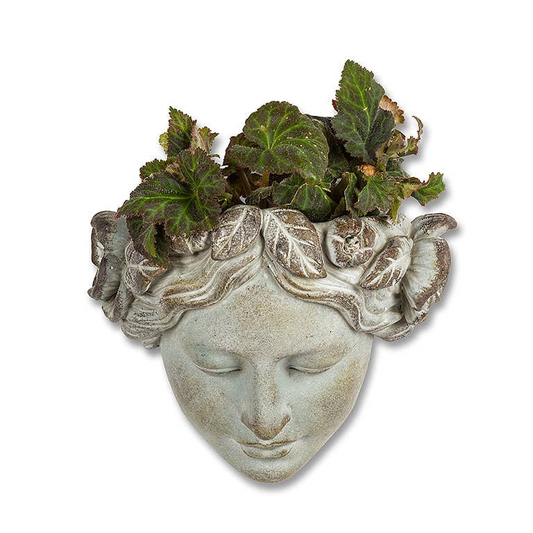 Abbott Woman Face Wall Planter - Thumbnail 3