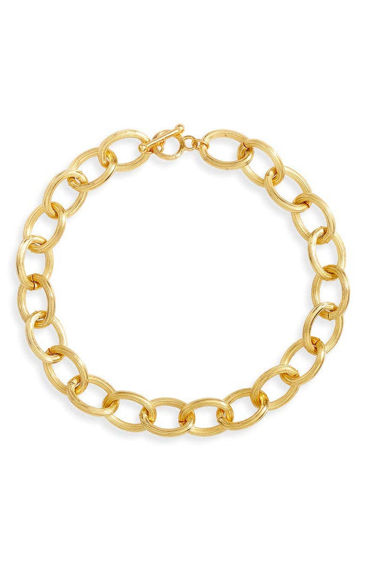 KARINE SULTAN - Layering Chain Necklace - Large Chain: Gold