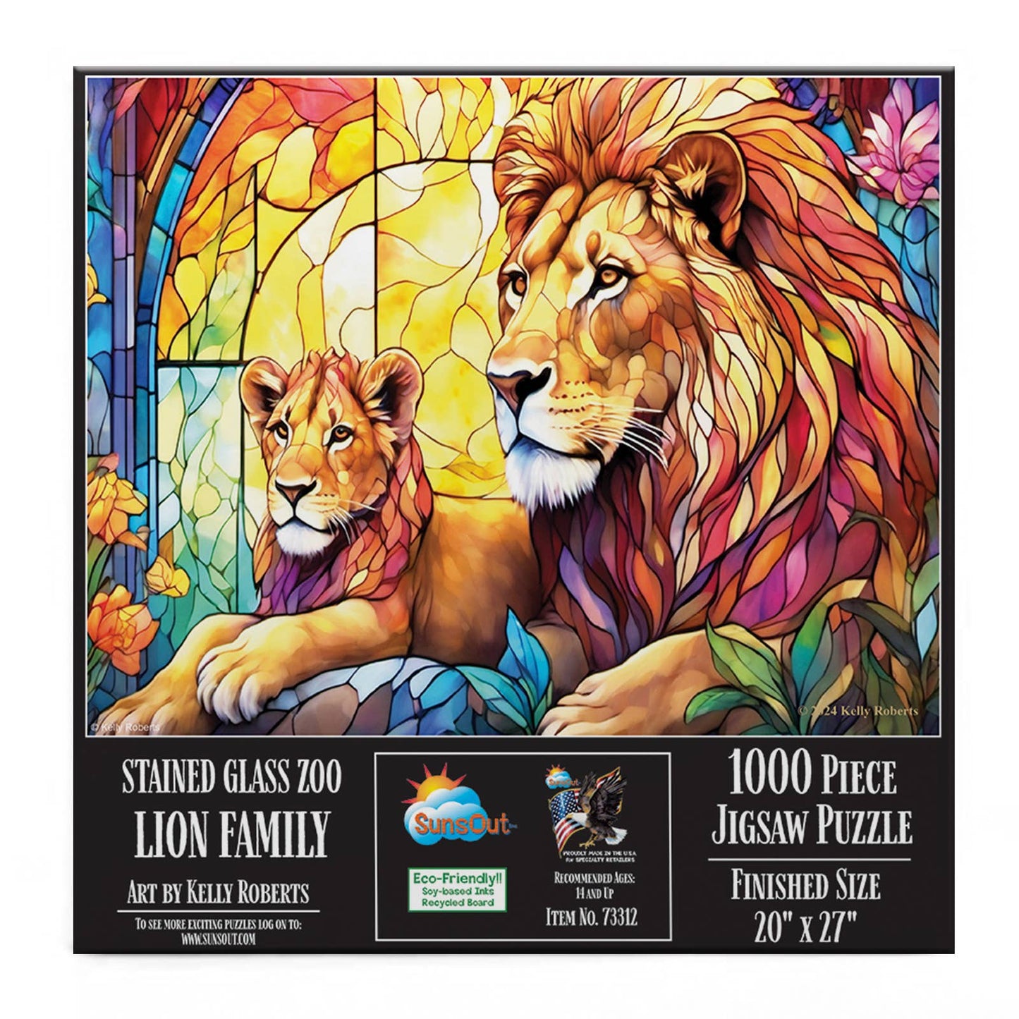 SunsOut - 0781 SG Zoo - Lion Family 1000pc Puzzle