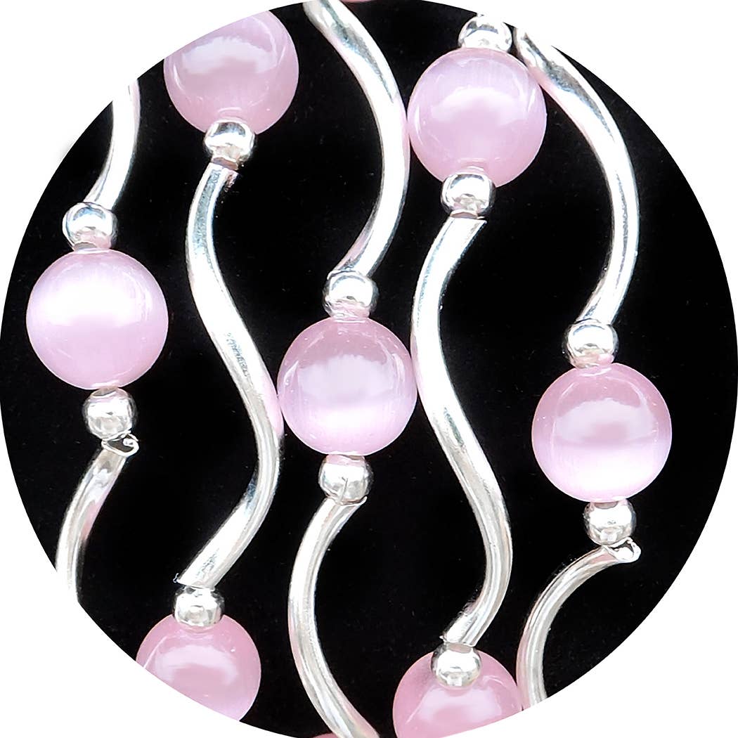 My Fun Colors - Cats Eye Bracelets Select from 12 Color Styles: Midnight Cats Eye Bracelet