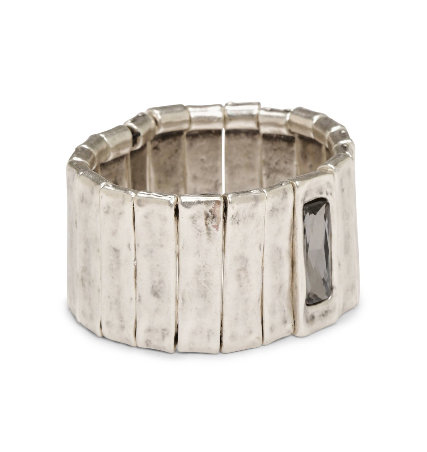 Chanour - Handmade Pewter Bracelet - NB2214 SMOKY