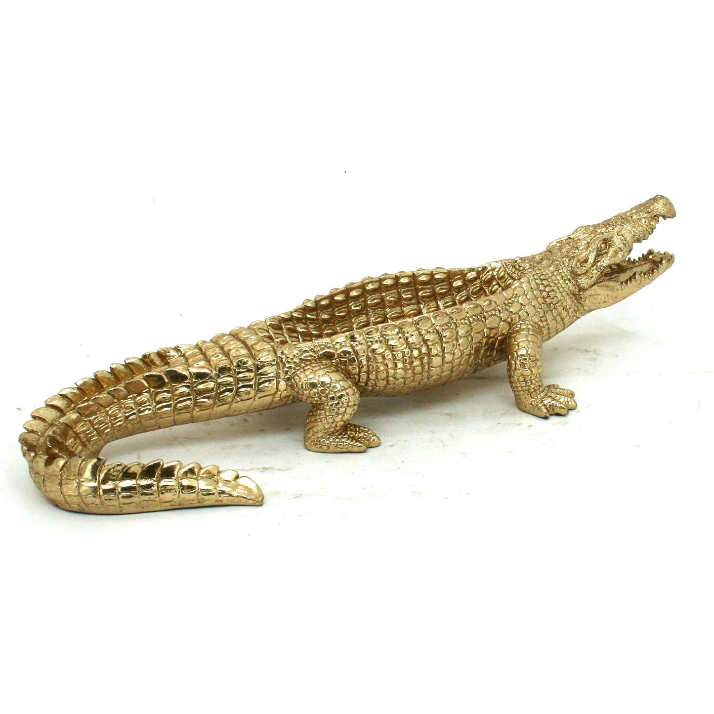 Modern World by Contrast Inc. - Gold Crocodile Bowl