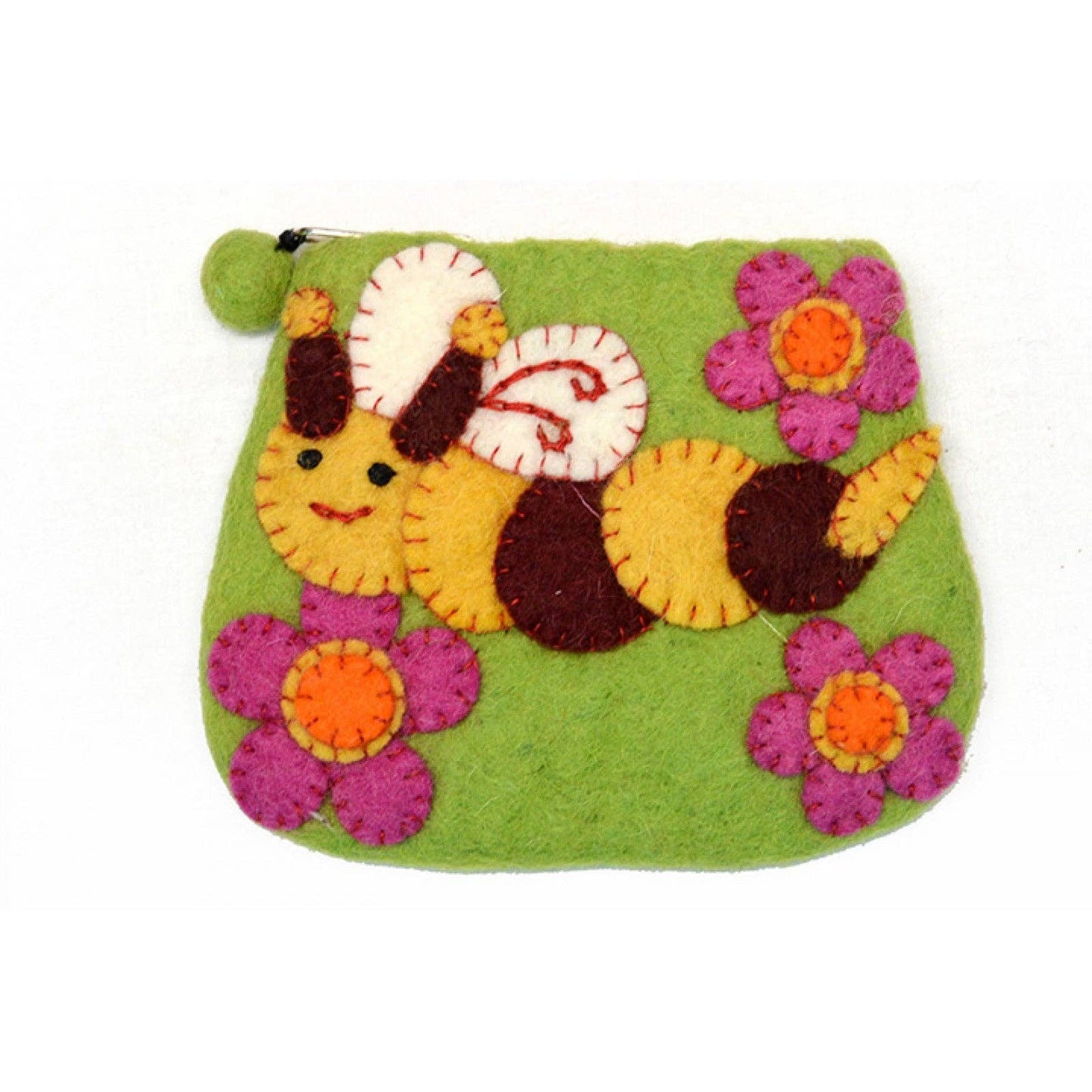 BNB Crafts Inc. - Honey Bee flower Coin Purse: Pink