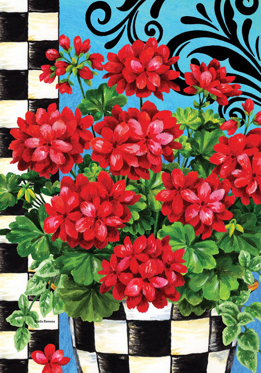 Custom Decor - Checkered Geranium