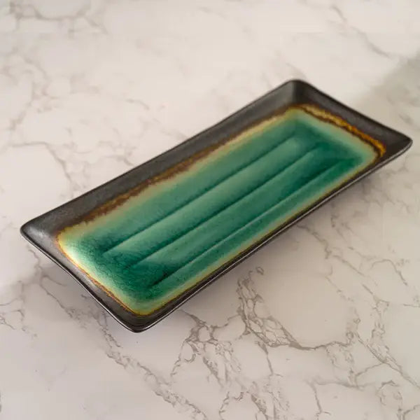 Urban Tokyo - Midori Kanyu 11.75"L Rectangular Shape Serving Platter