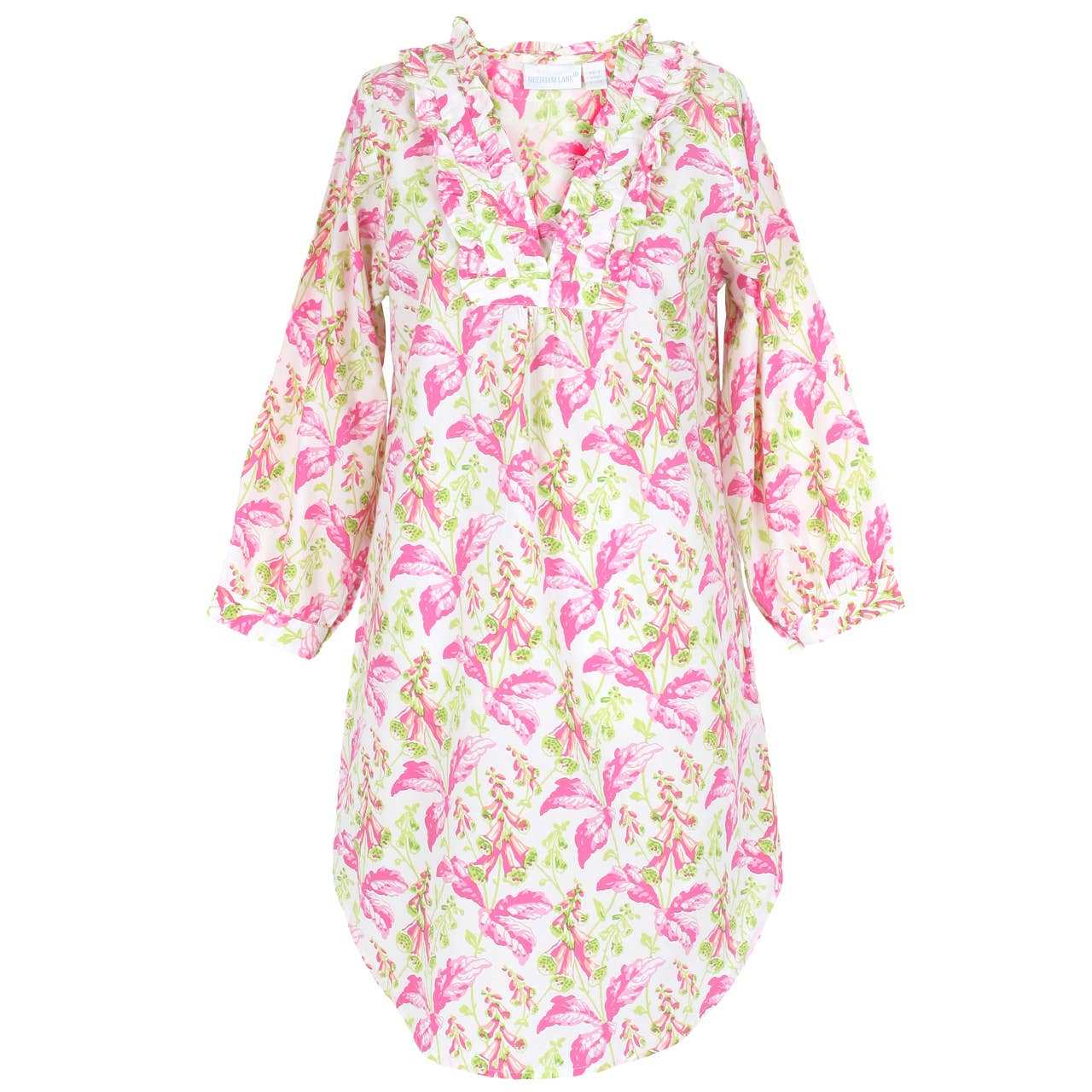 Needham Lane - Fiona Ruffled Nightshirt: XS/S