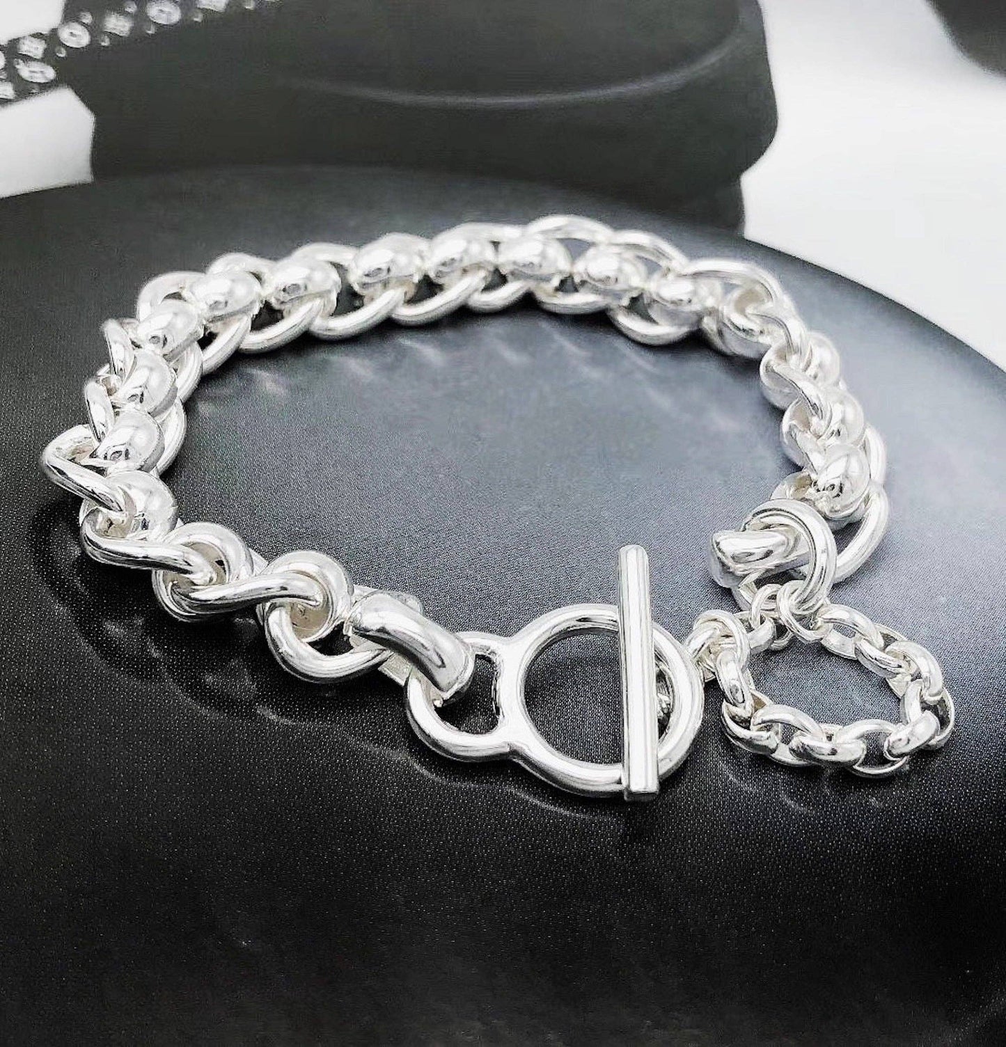 Cici’De Jewelry Amsterdam - Essential Chunky chain sterling silver bold look link bracelet