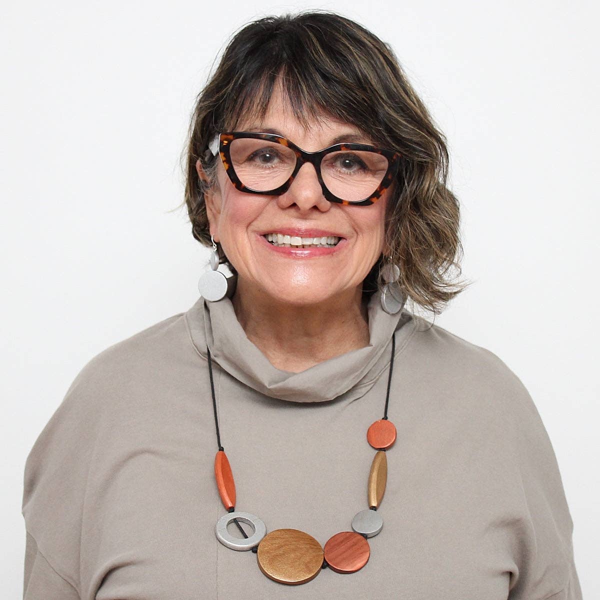 Sylca Designs - Bronze Presley Wood Necklace