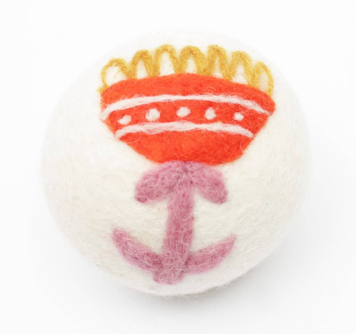 Ethical Global - Flowers: Eco Wool Dryer Balls Fair-Trade: Pink/Blue