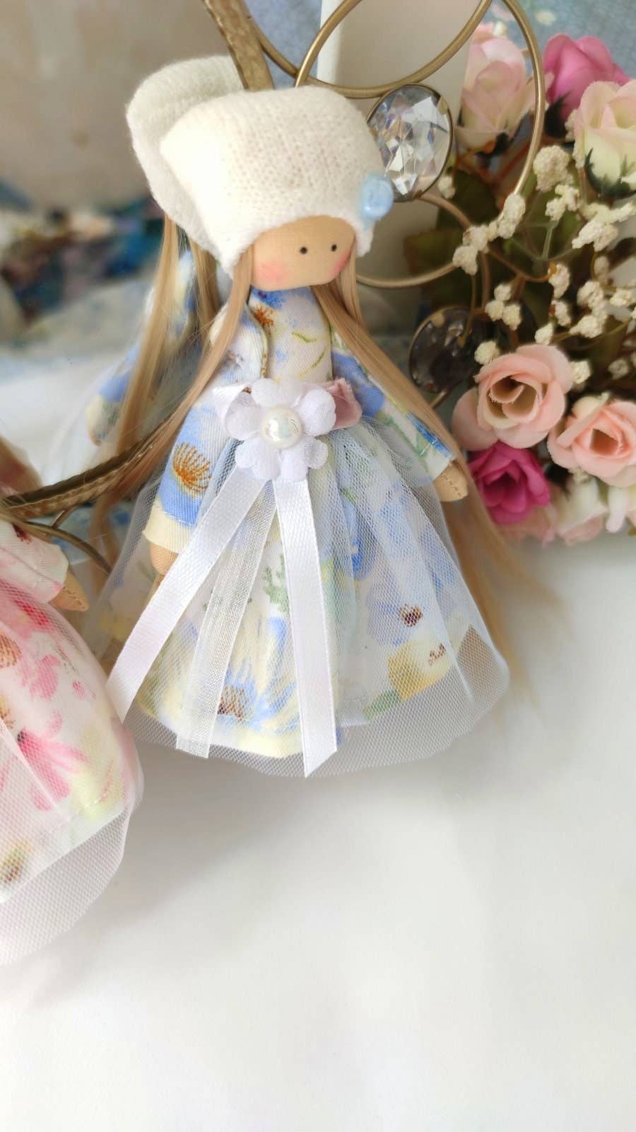 ChernikovaNataliya - Handmade Miniature Cloth Fairy Rag Doll: Pink